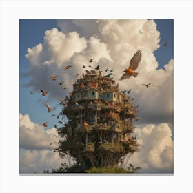 Tree House Canvas Print