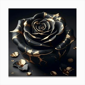 Gold Rose 6 Canvas Print