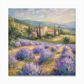 Lavender Field 11 Canvas Print