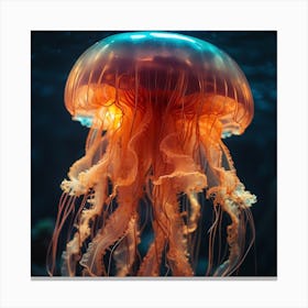 the immortal jellyfish Canvas Print