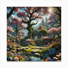 Fairy Garden 13 Canvas Print