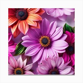 Colorful Flowers 9 Canvas Print