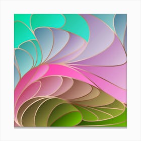 Art Nouveau Pattern 20 Canvas Print