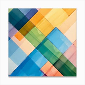 Abstract Colorful Abstract Background Canvas Print