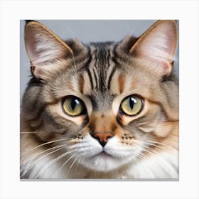 Portrait Of A Cat Canvas Print