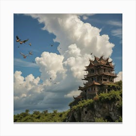 Chinese Pagoda 1 Canvas Print