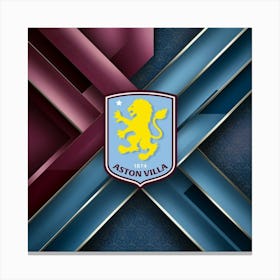 Aston Villa F.C Logo Wall Art 18 Canvas Print