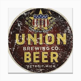 Union Beer Canvas Print