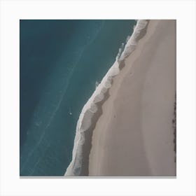 Aerial View Of A Beach 1 Canvas Print