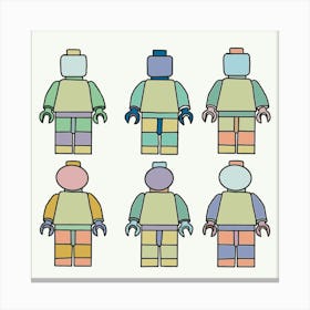 Lego Men Canvas Print