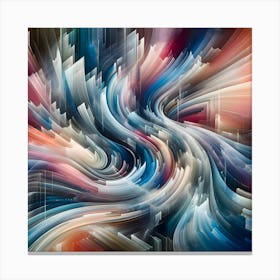 Abstract Abstract Painting Canvas Print