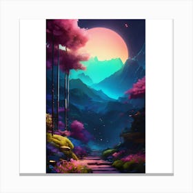 Landscape Painting Canvas Print