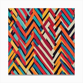 Abstract Chevron Pattern 1 Canvas Print