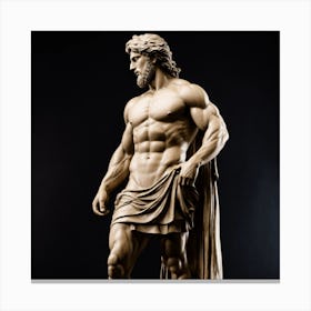Statue Of Greece Canvas Print