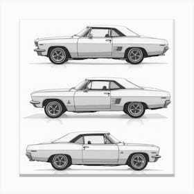 Chevrolet Chevelle 2 Canvas Print