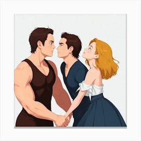 Sexy Couple Canvas Print