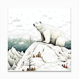 Polar Bear 2 Canvas Print