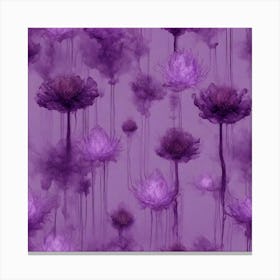 Mystic Lavender Flutter Canvas Print