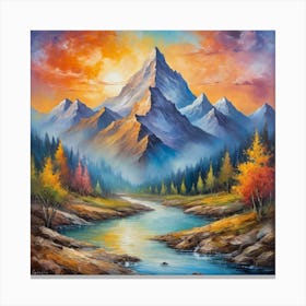 big mountain  Canvas Print