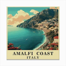 Amalfi Coast Positano Italy 1 Canvas Print