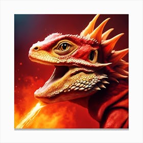Fire and Dragons Canvas Print