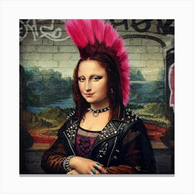 Mona Gone Punk: A Classic Reimagined Mona Lisa Toile