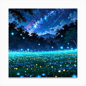 Leonardo Anime Xl Imagine Prompt Viral Anime Nature Wallpaper 1 Canvas Print