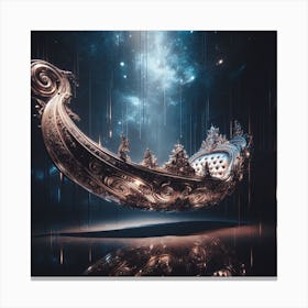 Swan Boat Canvas Print