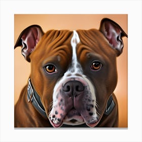 American Staffordshire Terrier 1 Canvas Print