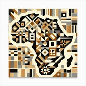 The African Patch Canvas Print