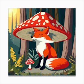 A small fox 5 Canvas Print