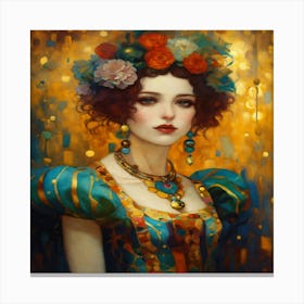 Lady Of The Ball Canvas Print