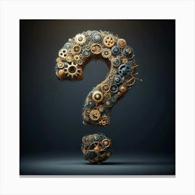 Question Mark 2 Canvas Print