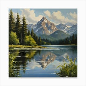 'Reflections' 1 Canvas Print