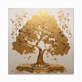 Tree Of Gold Canvas Print