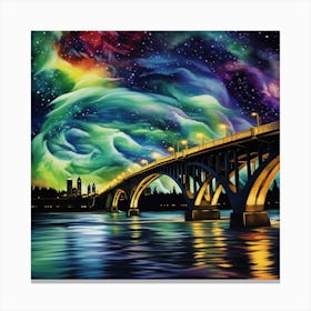 Aurora Bridge Canvas Print