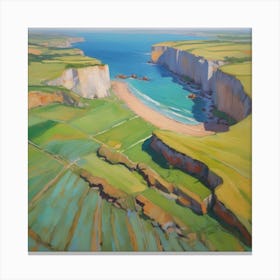 Cliffs Of St Michael Canvas Print