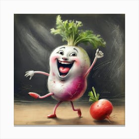 Radish 8 Canvas Print