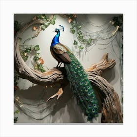 Peacock 3 Canvas Print