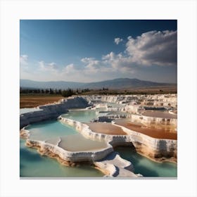 Turkish Hot Springs Canvas Print