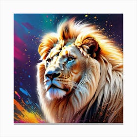 Lion Painting 94 Canvas Print