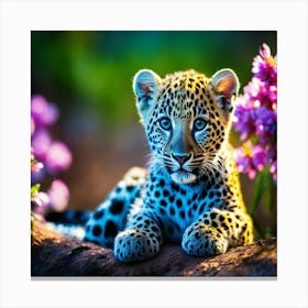 Leopard Cub Canvas Print