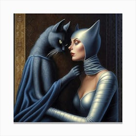 Catwoman Canvas Print