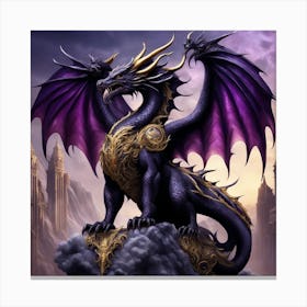 King of the Dragons Canvas Print