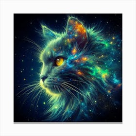 Galaxy Cat 1 Canvas Print