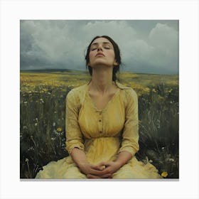 Portrait In Solitude Canvas Print