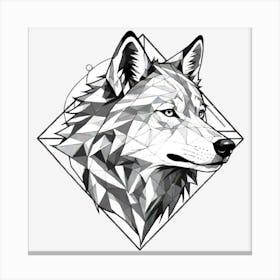 Wolf Head 11 Canvas Print