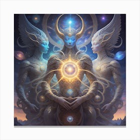 Myths Of The Cosmos Canvas Print