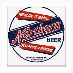 Northern Beer Canvas Print