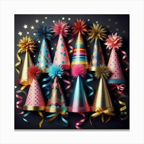 Party Hats 1 Canvas Print